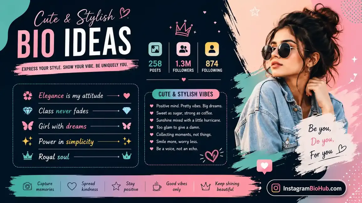 Cute & Stylish Bio