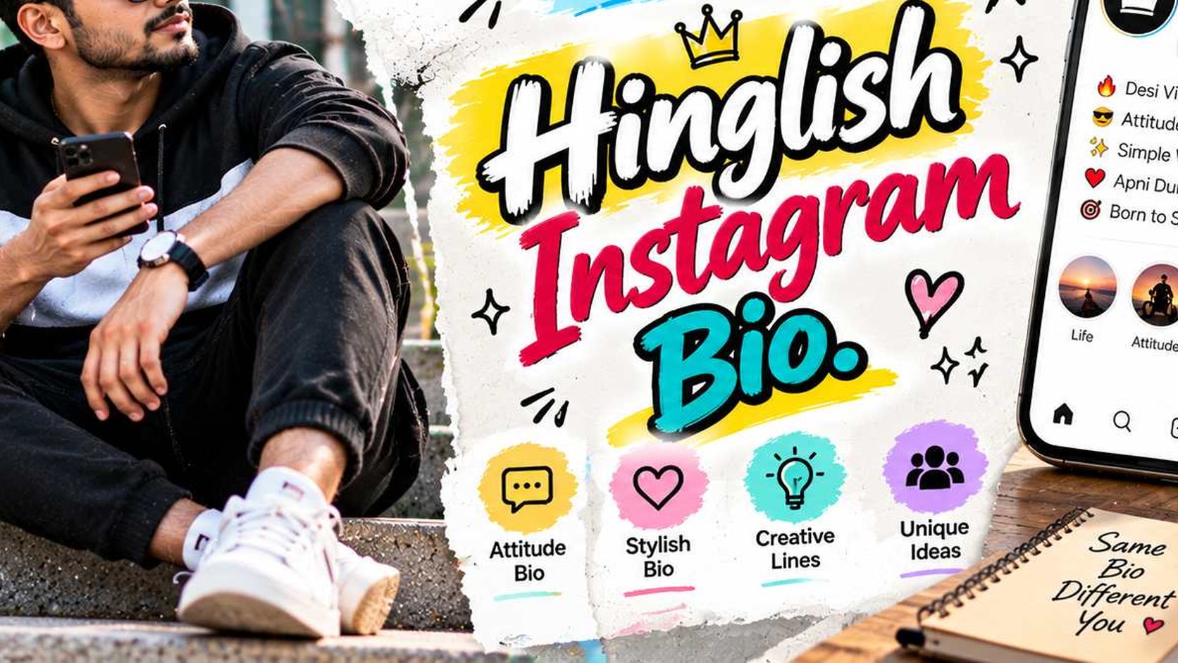 Hinglish Instagram Bio