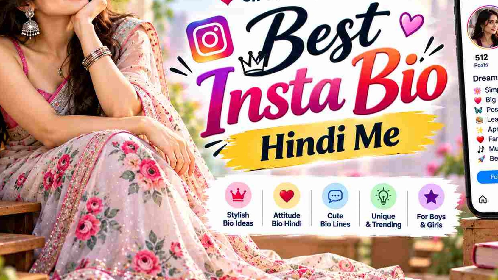 insta bio hindi me