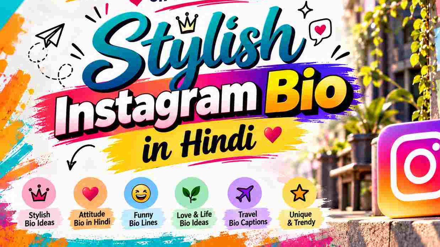 Stylish Instagram Bio in Hindi