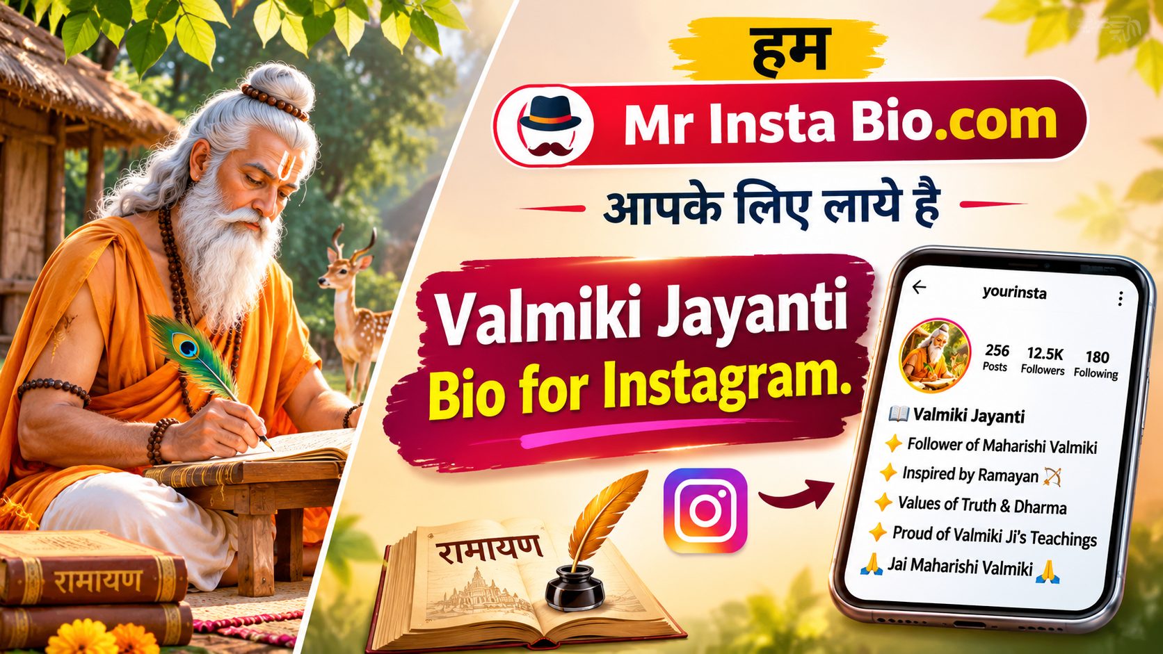 bio for valmiki jayanti