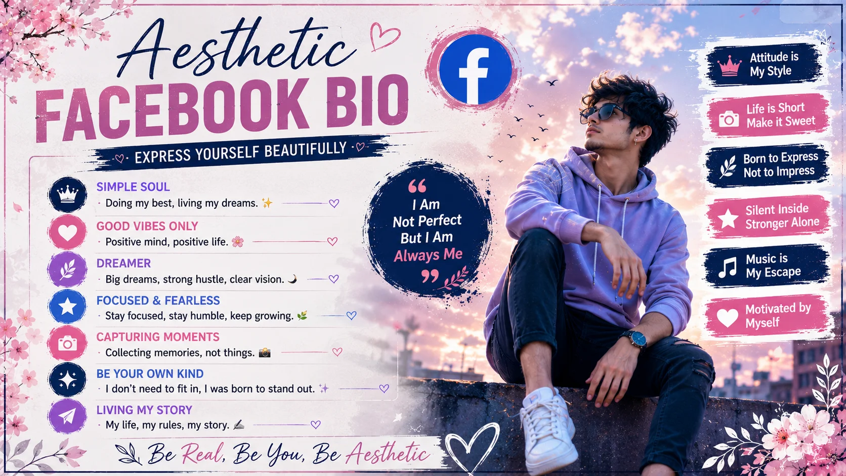 Aesthetic Facebook Bio
