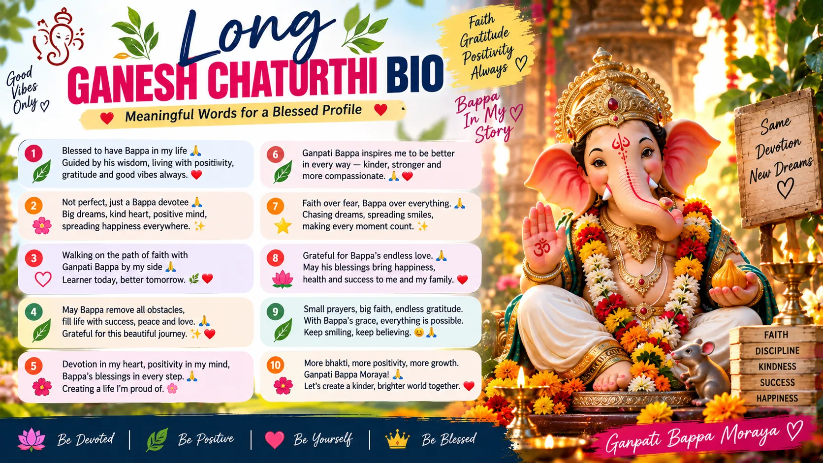 Long Ganesh Chaturthi Bio