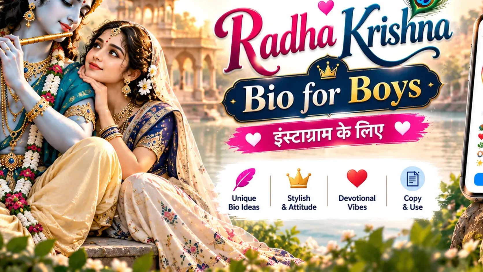 Radha Krishna Bio for Boys