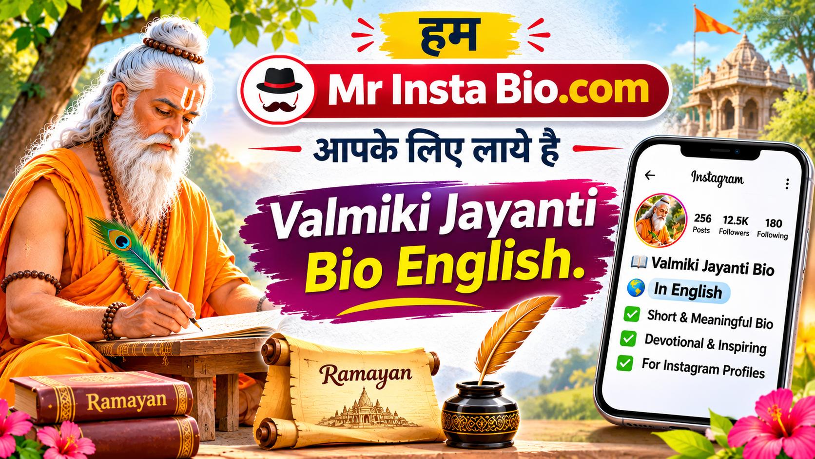 Valmiki Jayanti Bio in English